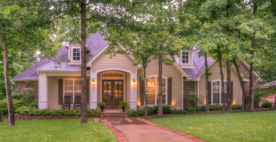 Beautiful home with landscaped yard