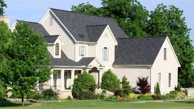 Exterior of a beautiful home